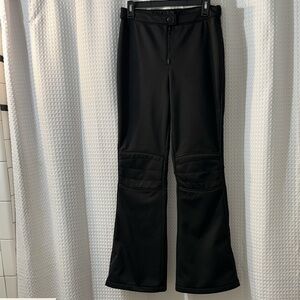 H&M Ski Pants Women Black 2 Layer Fleece Lined Water Repellent Hiking Outdoor